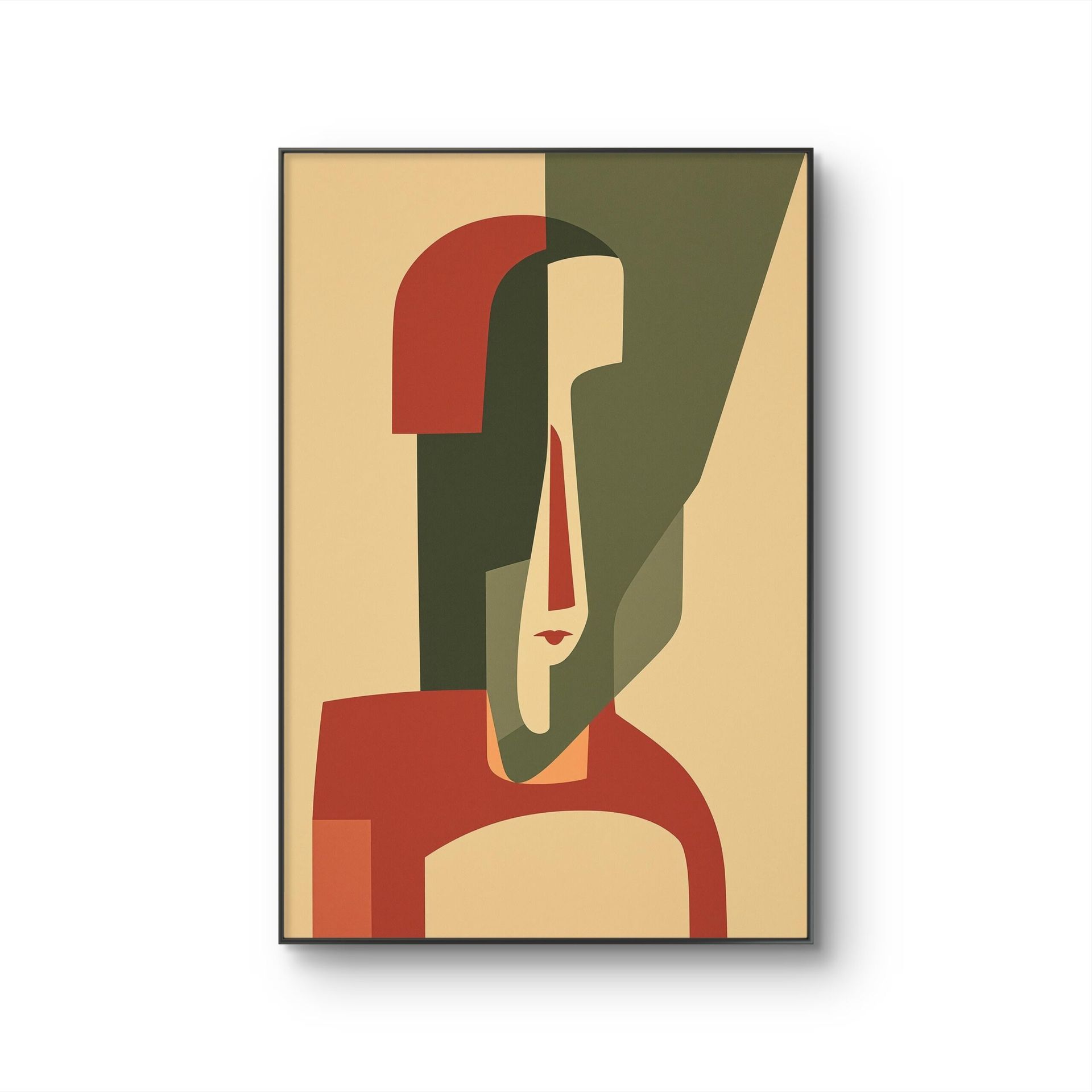 Metashape – Silent Reflection: Minimalist Abstraction — Modern & Contemporary Art fine art print by Metashape