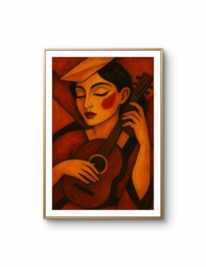 Elena Aureli - The Guitarist in Warm Tones