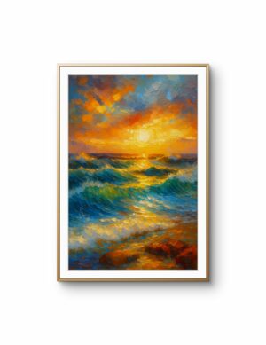 Elena Aureli - Sunset Over the Ocean